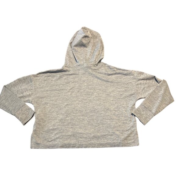 Nike Dri-Fit Blue Gray Hoodie Sweatshirt M Kangaroo Pocket Lightweight - Picture 8 of 8